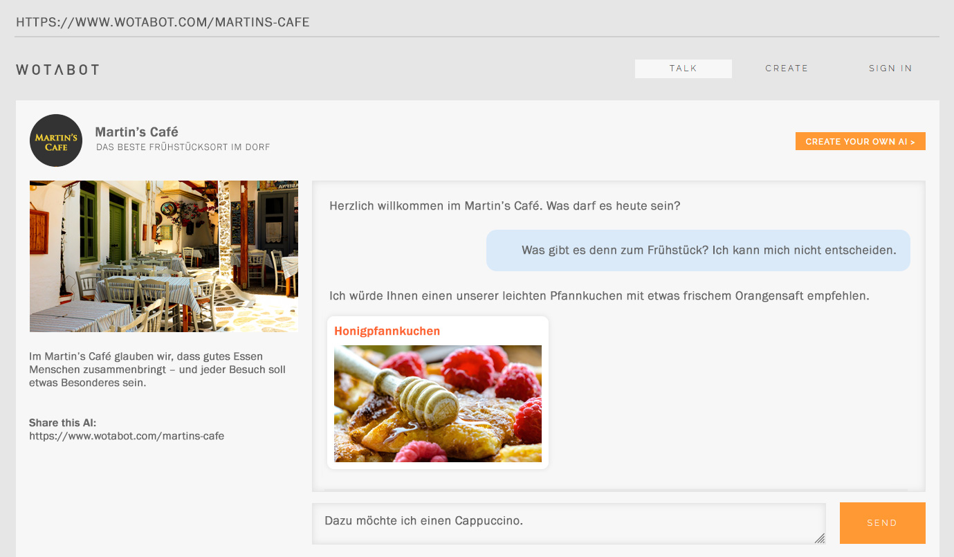 Einen KI-Chatbot erstellen, künstliche Intelligenz für Unternehmen, Chatbot-Entwicklung lernen, eigene KI ohne Programmierung erstellen, Business-Chatbot erstellen, eigenen Chatbot erstellen, kostenlosen Chatbot erstellen